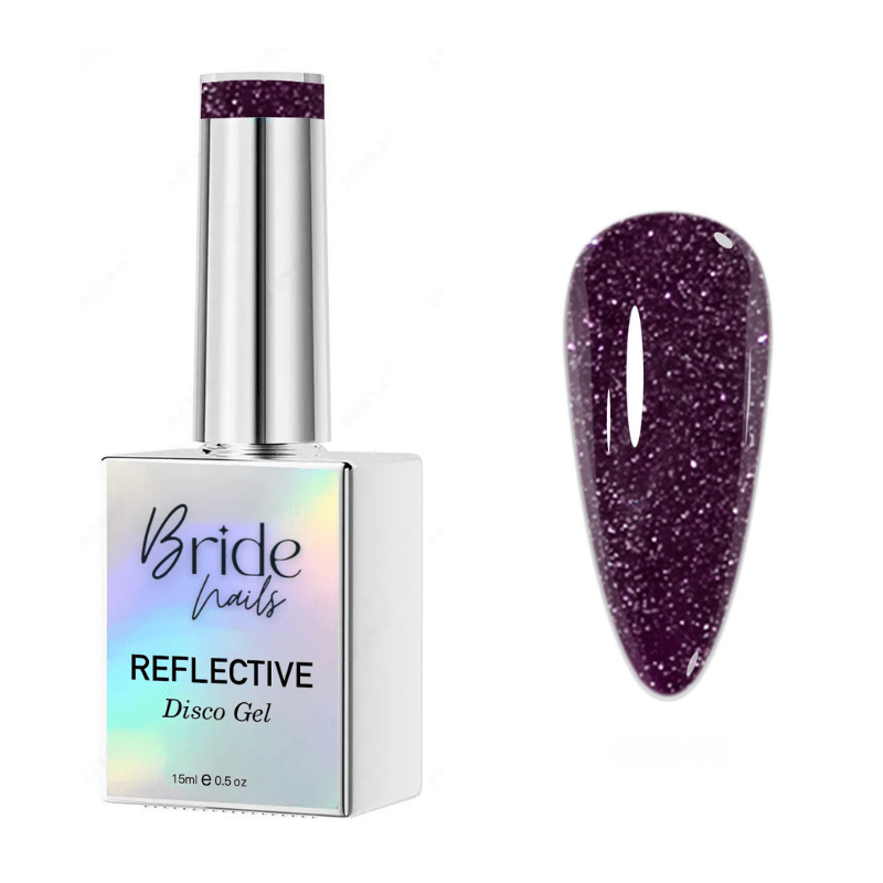 Reflective Disco Gēllaka Tumši violeta 15ml