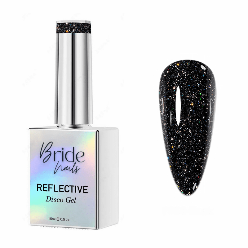 Reflective Disco Gēllaka Melna 15ml