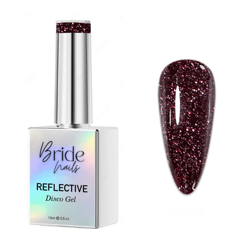 Reflective Disco Gēllaka Tumši sarkana 15ml