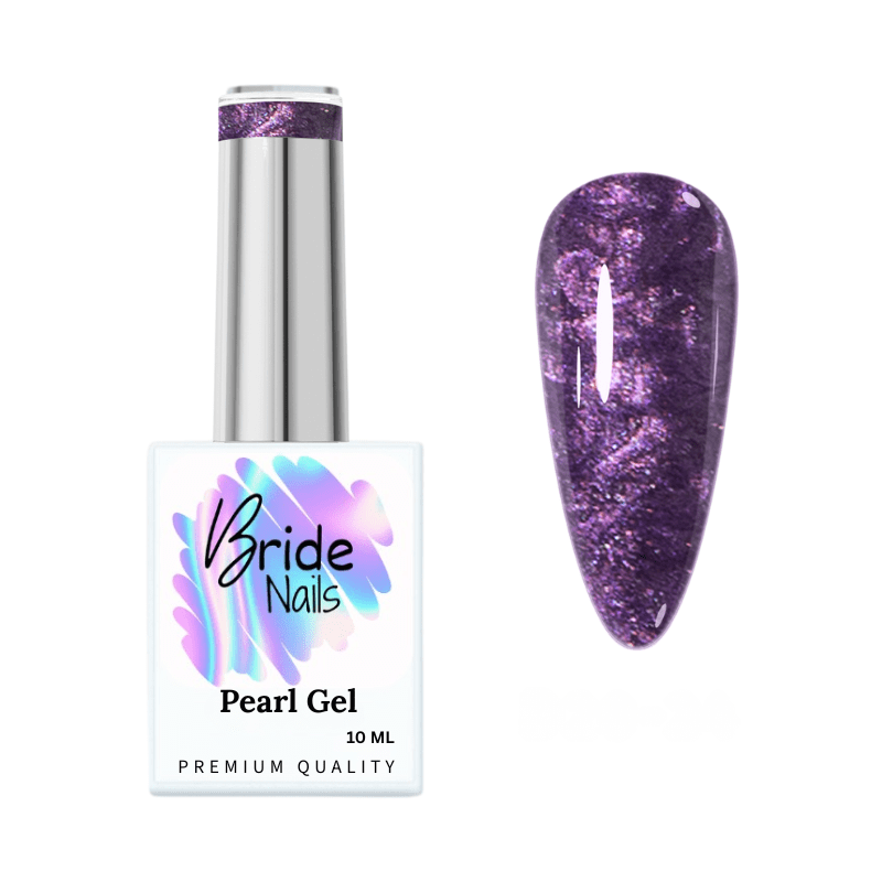 Pearl Gel – Efektgēllaka Tumši violeta #24 10ml