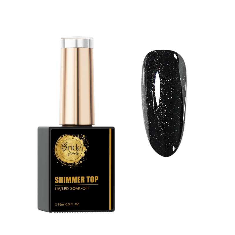 Shimmer virskārta ar sudraba mirdzumu 15ml