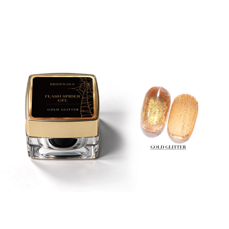spider gold glitter